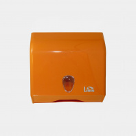 Диспенсер для бумажных полотенец листовых V (ZZ), LIME оранжевый 926003/ 03691